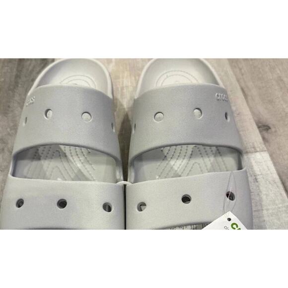 NWT Crocs Classic Slide Sandal Size M10/W12 Gray Rubber Casual Outdoor Slip On - Picture 2 of 8